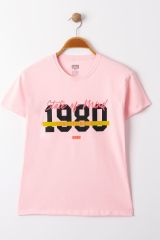13-16 Yaş Baskılı Çocuk Tişört Pembe - 824122.1576.