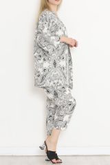 Kimono Takım Siyahekru - 152342.701.