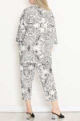 Kimono Takım Siyahekru - 152342.701.