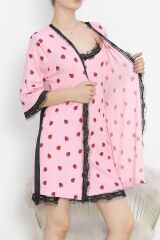 Baskılı Pegasus Pijama Takımı Pembeçilek - 747.1287.