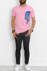 Baskılı Tişört Pembe - 17376.1778.
