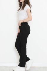 İspanyol Paça Kot Pantolon Siyah - 18282.1431.