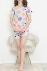 Şortlu Pijama Takımı Karışıkrenkli - 390.1287.