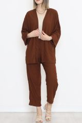 Kimono Takım Acıkahve - 12176.1254.
