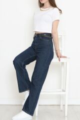 Zincirli Crop Tişört Beyaz - 673.1247.