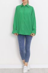 Oversize Gömlek Yeşil1 - 18934.1247.