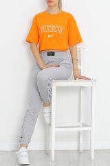 Paça Çıtçıtlı Eşofman Altı Gri - 330125.1608.