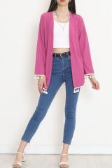 Ponponlu Kimono Fuşya - 12577.631.