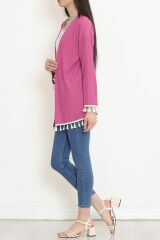 Ponponlu Kimono Fuşya - 12577.631.