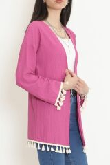 Ponponlu Kimono Fuşya - 12577.631.