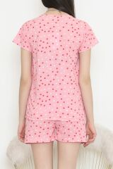 Şortlu Pijama Takımı Pembe - 390.1287.