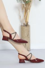 3 Cm Topuklu Ayakkabı Bordo - 10791.264.