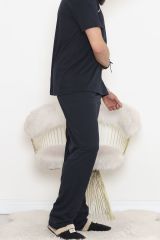 Erkek Pijama Takımı Lacivert - 915.1838.