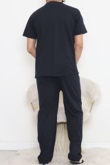 Erkek Pijama Takımı Lacivert - 915.1838.