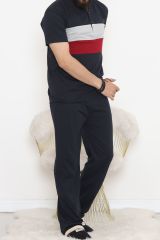 Erkek Pijama Takımı Lacivert - 845.1838.