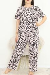 Büyük Beden Rotasyon Pijama Takımı Pembeleo - 400.1287.