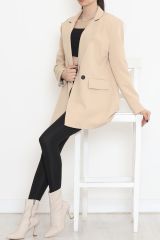 Blazer Ceket Bej - 16612.1811.
