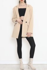 Blazer Ceket Bej - 16612.1811.