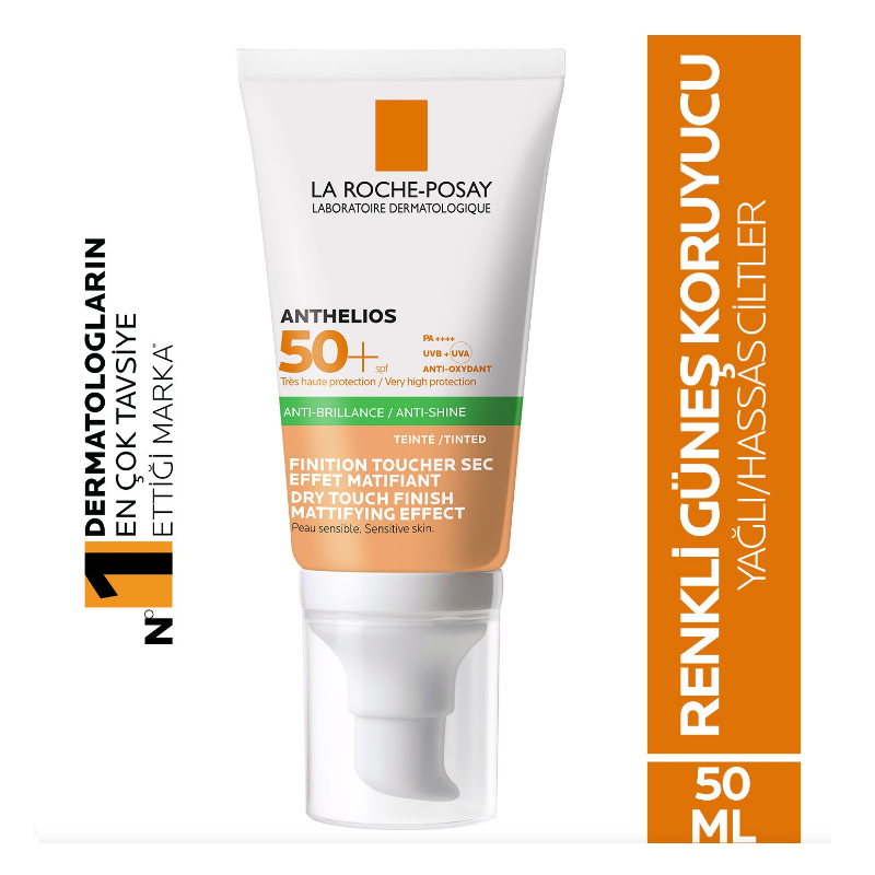 La Roche Posay Anthelios Dry Touch Gel Tinted Renkli Güneş Koruyucu SPF50+ 50 ml