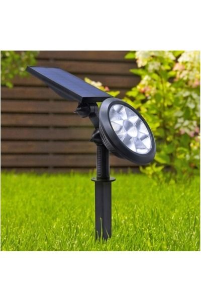 Cata CT-7320 18W 6400K Beyaz Kazıklı Solar Çim Armatürü