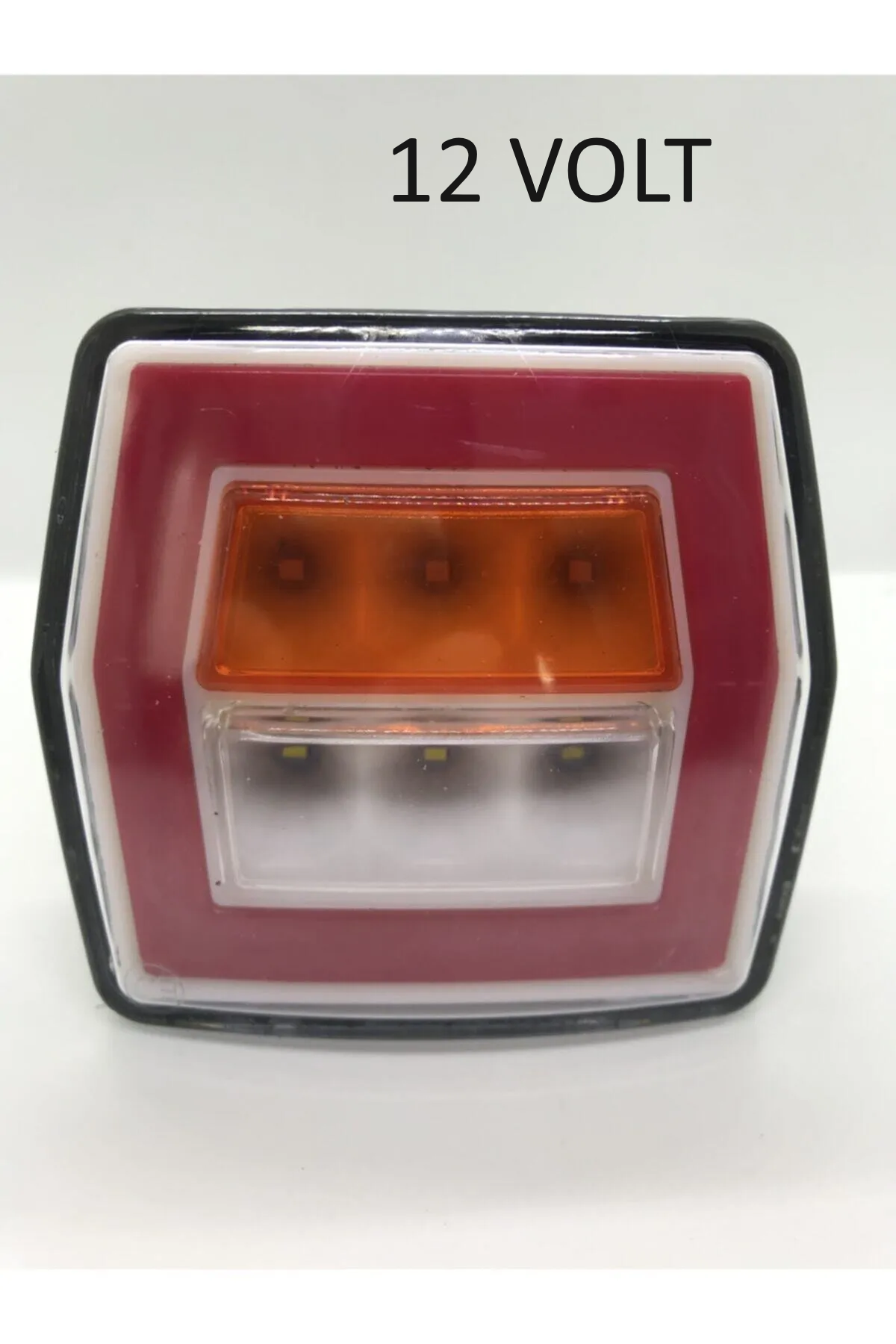 Neon Ledli Mini Kare Stop Lamba