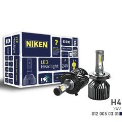 H4 Led Xenon Pro Serisi 8000 Lümen Işık Gücü 12/24 Volt