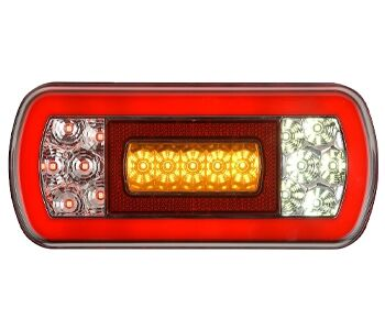 Neon Ledli Dikdörtgen Stop Lamba 4 Fonksiyonlu - E Belgeli