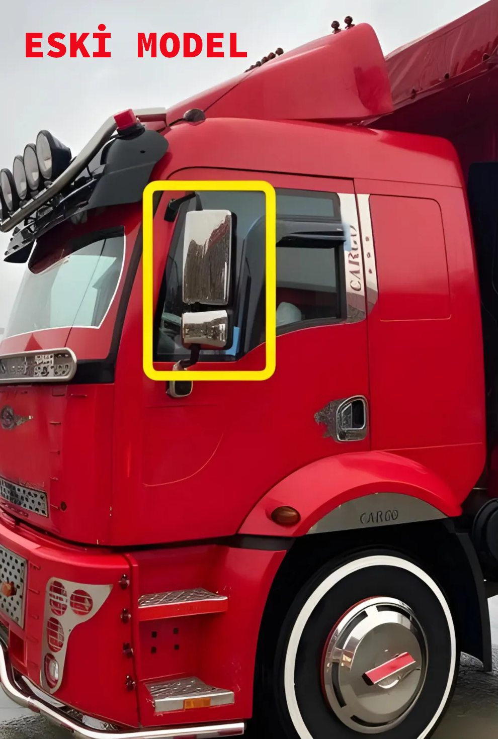 Ford Cargo Krom Ayna Kapağı 4 Parça