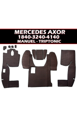 Mercedes Axor 1840 - 3240 - 4140 Deri Döşeme Set Siyah