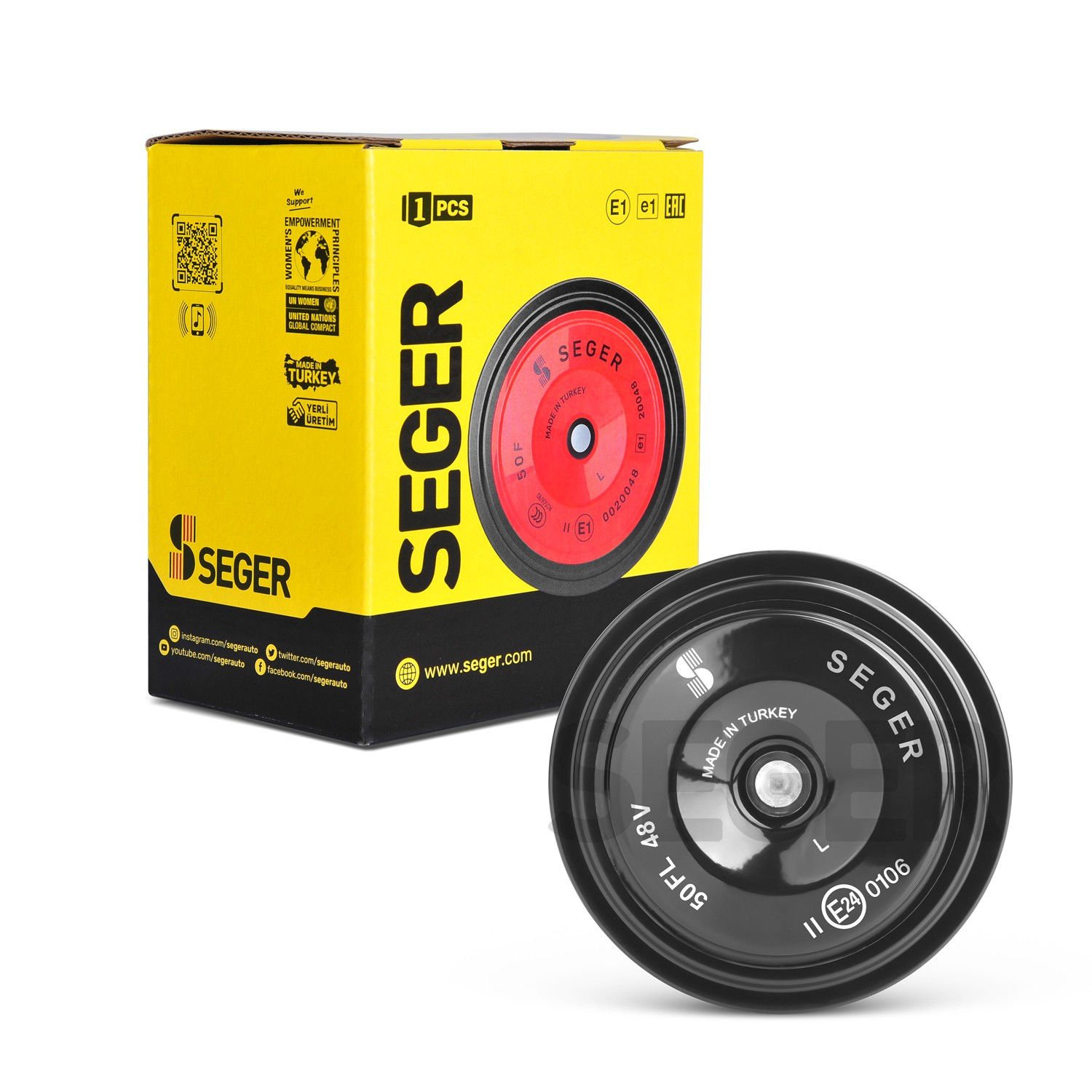 48 Volt Elektrikli Didit Korna Forklift Kalın Ses