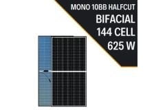 Lexron 625 Watt 10BB Bifacial Half Cut Monokristal Güneş Paneli