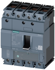 Siemens 3VA1163-4EE46-0AA0 SENTRON SERİSİ KOMPAKT TİP GÜÇ ŞALTERİ;3VA11,36kA,63 A,TM220, ATFM TM220,4 KUTUPLU