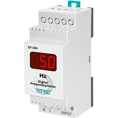 Tense (DF-DIN) Dijital Frekansmetre DIN Kutu (1- 400Hz) (15V - 500V AC)