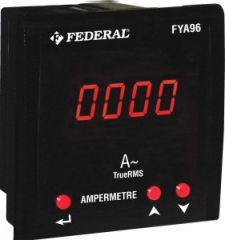 Federal DİJİTAL AMPERMETRE FYA96-2R200 200A CL:1