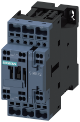 Siemens 3RT2023-2FB40 Güç kontaktörü, AC-3e/AC-3, 9 A, 4 kW / 400 V, 3 kutuplu, 24 V DC, takılı diyot kombinasyonlu, yardımcı kontaklar: 1 NO + 1 NC, yaylı terminal, boyut: S0