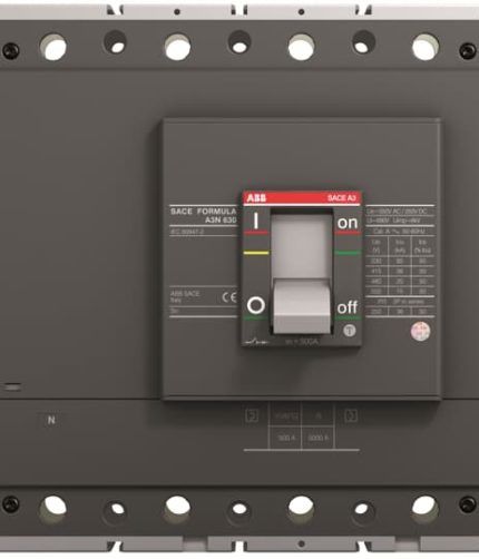 ABB 1SDA066572R1 A3N 630 TMF 500-5000 4p F F InN=100%In   (4x500A 36kA Sabit Tip Şalter)