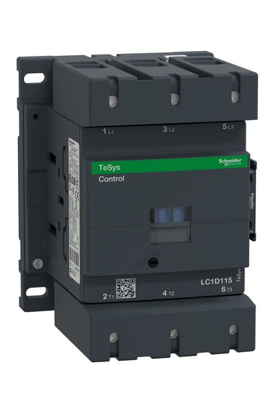 Schneider (LC1D115E7) TeSys Deca Kontaktör 3P 115A AC3 48VAC