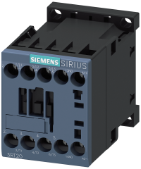 Siemens 3RT2018-1BW41 Güç kontaktörü, AC-3e/AC-3, 16 A, 7,5 kW / 400 V, 3 kutuplu, 48 V DC, yardımcı kontaklar: 1 NO, vidalı terminal, boyut: S00