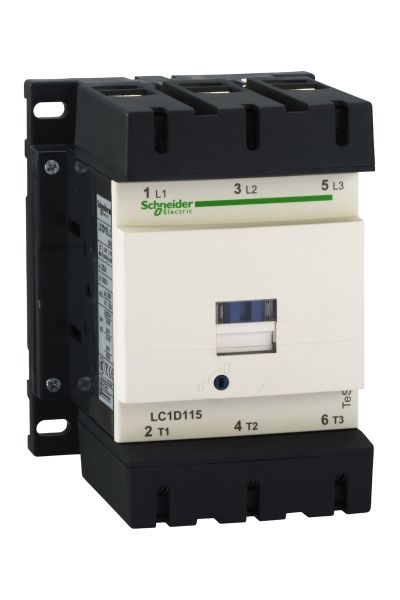 Schneider (LC1D115BD) TeSys Deca Kontaktör 3P 115A AC3 24VAC