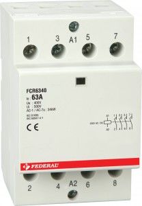 Federal SESSİZ KONTAKTÖR FCR2020 2P 20A AC1/AC7a Us:24VDc