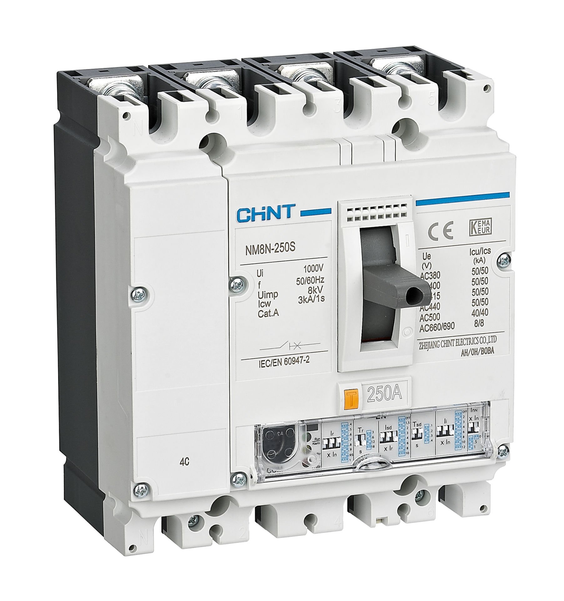 Chint (263112) NM8N-1600S 4 Kutuplu 1250A 50kA Elektronik Korumalı Devre Kesici