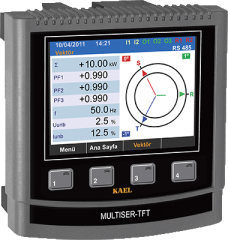 Kael  MULTISER-21-PC-TFT ŞEBEKE ANALİZÖRÜ TFT EKRAN