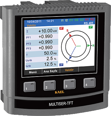 Kael  MULTISER-53-PC-TFT ŞEBEKE ANALİZÖRÜ TFT EKRAN