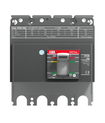 ABB 1SDA068168-100152R XT2N 160 BREAKING PART 4p F F+Ekip Touch Measuring LSI In=160A XT2 4p