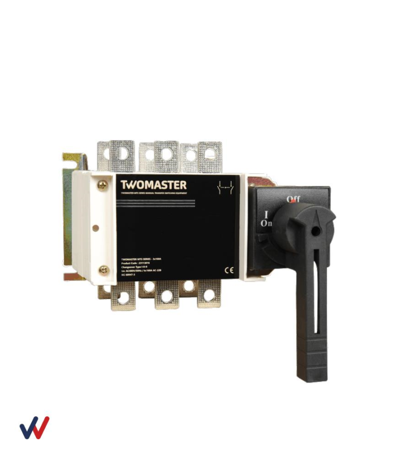 TWOMASTER-MTS 4x500A Manuel Transfer Şalteri