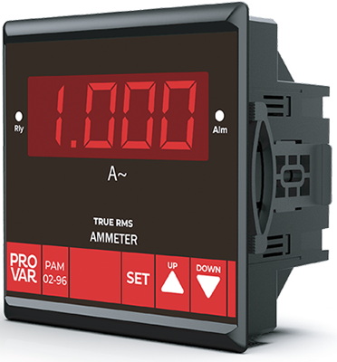 Provar (PAM-01-72-120) 72x72 Panel Ampermetre 120A Toroidal Akım Trafolu