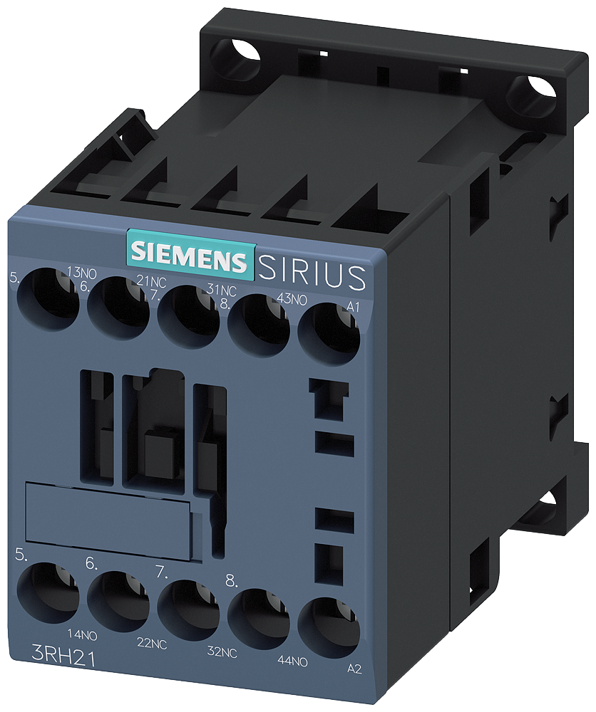 Siemens 3RH2122-1AV00 Yardımcı kontaktör, 2 NO + 2 NC, 400 V AC, 50 / 60 Hz, Boyut S00, vidalı terminal