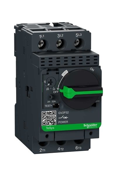 Schneider (GV2P32) TeSys GV2 Motor Devre Kesici Termik Many. 24-32A