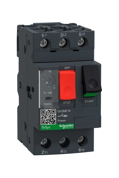 Schneider (GV2ME16) TeSys GV2 Motor Devre Kesici Termik Many. 9-14A