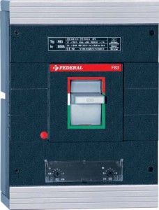 Federal MCCB F83E 3P 400A 70kA/415Vac (0,4-1)In (2-10)I1,Icu=Ics=%75